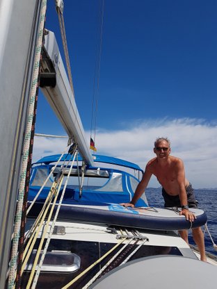 Skipper Hans auf der Flexen Hex´n 2019